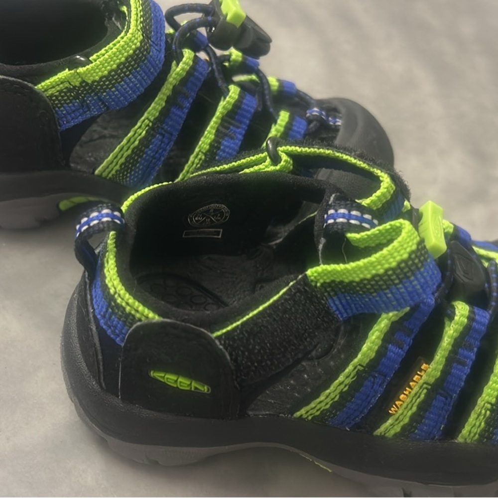 Keen Kids' Black and Blue Outdoor Sandals